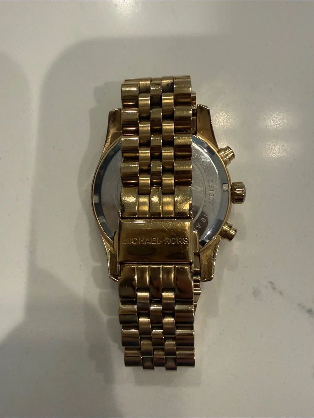 Michael Kors Gold Chronograph Bracelet Watch